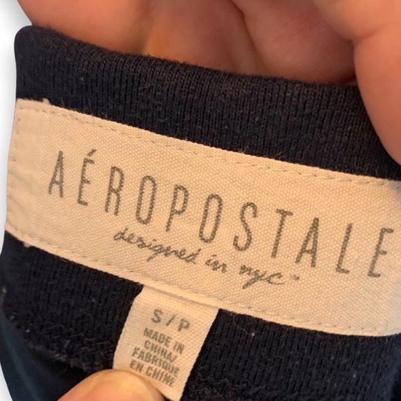 Vintage y2k Aeropostale Circle Fit & Flare Sweatpants. Like new/used, navy blue - Picture 2 of 3